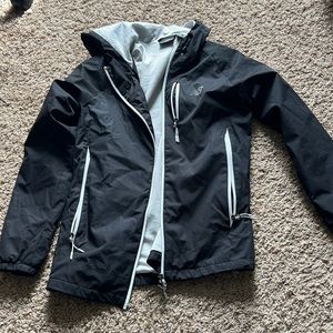 Black New Balance Wind breaker/ rain jacket